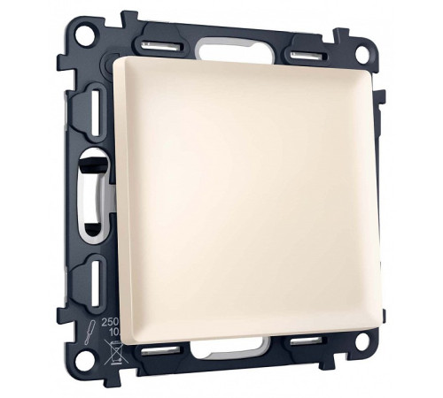 Выключатель двухполюсной самовозвратный без рамки Ambrella Volt MA MA321050