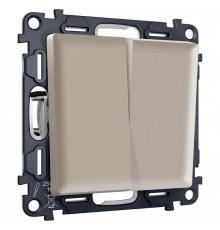 Выключатель перекрестный двухклавишный без рамки Ambrella Volt MA MA363030