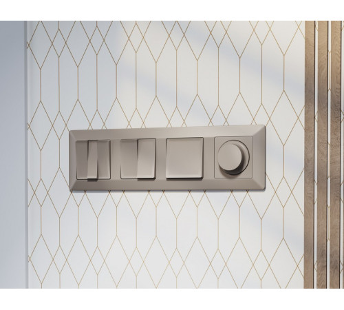 Выключатель перекрестный двухклавишный без рамки Ambrella Volt MA MA363030