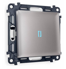 Выключатель одноклавишный с подсветкой без рамки Ambrella Volt Quant MA502020