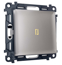 Выключатель самовозвратный одноклавишный с подсветкой, без рамки Ambrella Volt MA MA502050