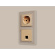 Розетка Ethernet RJ-45 и со шторками, без рамки Ambrella Volt ALFA MA612005