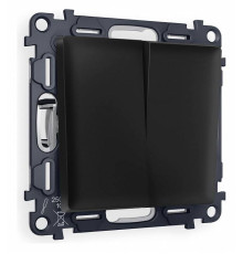 Выключатель проходной двухклавишный Ambrella Volt Quant MA803020