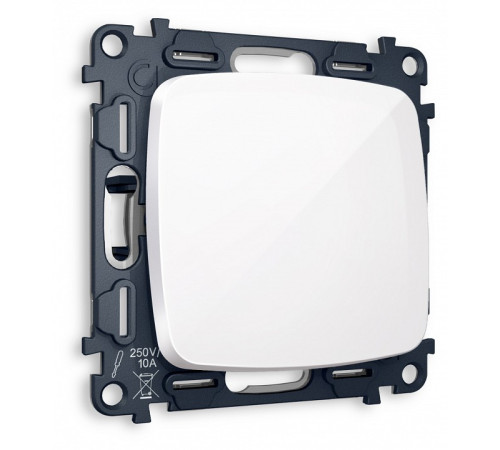 Выключатель перекрестный одноклавишный без рамки Ambrella Volt MO MO101030