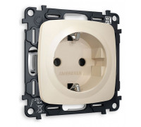 Розетка с заземлением, без рамки Ambrella Volt Quant MO326010