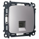 Розетка Ethernet RJ-45 и со шторками, без рамки Ambrella Volt OMEGA MO512005