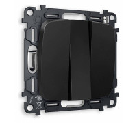 Выключатель трехклавишный без рамки Ambrella Volt Quant MO805010