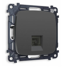 Розетка телефонная RJ-11 со штрокой, без рамки Ambrella Volt Quant MO912030