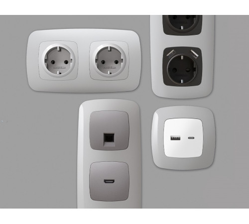 Рамка на 5 постов Ambrella Volt Ecta OF140405