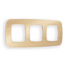 Рамка на 3 поста Ambrella Volt Radian Металл OF580303