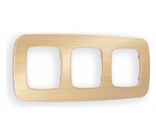 Рамка на 3 поста Ambrella Volt Radian Металл OF580303