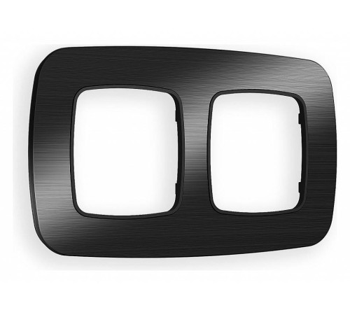 Рамка на 2 поста Ambrella Volt Radian Металл OF580502