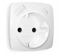 Накладка для розетки с заземлением и со шторками и 2хUSB type A и C Ambrella Volt Quant OP1300