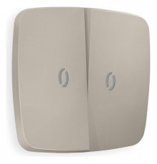 Клавиши для выключателя двухклавишного c подсветкой Ambrella Volt Quant OP3640