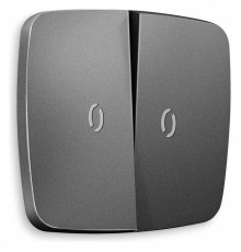 Клавиши для выключателя двухклавишного c подсветкой Ambrella Volt Quant OP6540