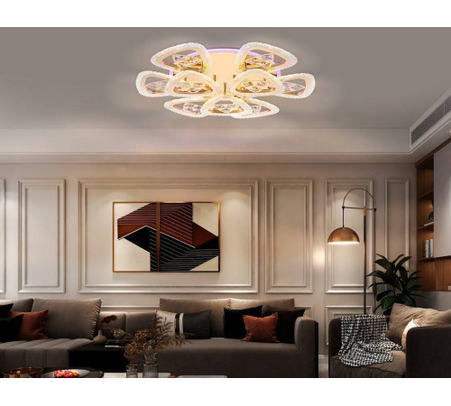 Потолочная светодиодная люстра Ambrella light FA FA2923 108 Вт с пультом FA2923