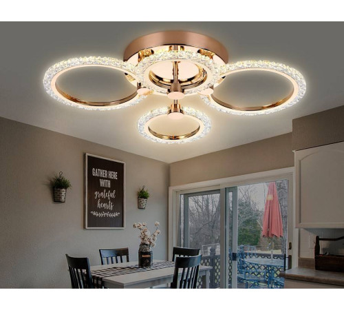 Светильник накладной Ambrella light FA FA416 60 Вт 3000-6400 К золото FA416