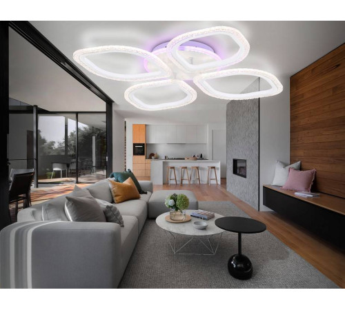 Потолочная светодиодная люстра Ambrella light FA FA4501 108 Вт с пультом FA4501