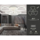 Потолочная светодиодная люстра Ambrella light FA FA4512 108 Вт с пультом FA4512