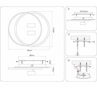 Накладной светильник Ambrella Light FL FL51392