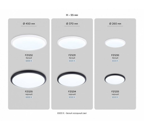 Накладной светильник Ambrella Light FZ FZ1230