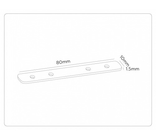 Соединитель линейный для треков Ambrella Light TRACK SYSTEM GL2006