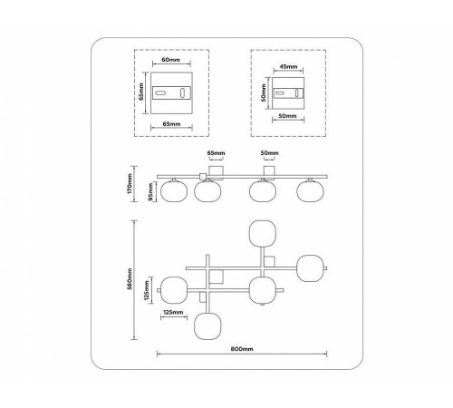 Потолочная люстра Ambrella Light LH LH51015
