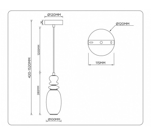 Подвесной светильник Ambrella Light LH LH53141