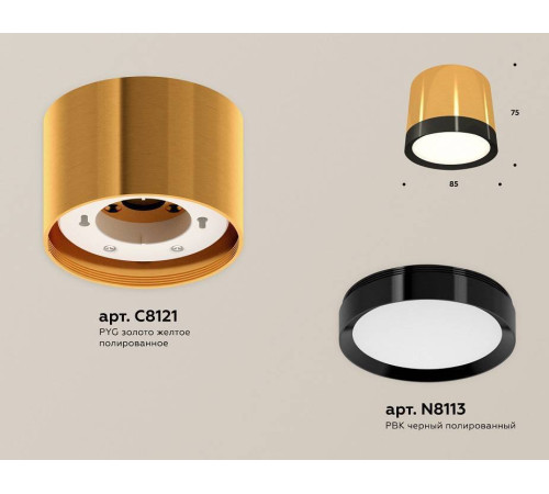 Накладной светильник Ambrella Light XS XS8121001