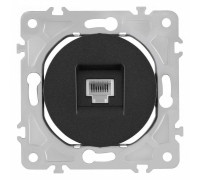 Розетка телефонная RJ-11 без рамки Arte Milano am-202 202.51-1.black