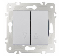 Выключатель для жалюзи без рамки Arte Milano 203 203.38-2.silver