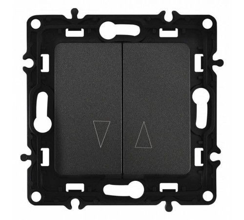 Выключатель для жалюзи без рамки Arte Milano 217 217.38-2.black