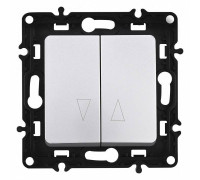 Выключатель для жалюзи без рамки Arte Milano 217 217.38-2.silver