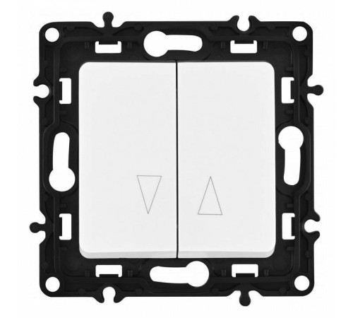 Выключатель для жалюзи без рамки Arte Milano 217 217.38-2.white