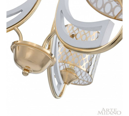 Подвесная люстра Arte Milano Florentia-3387 303387/3 Wh/Gd