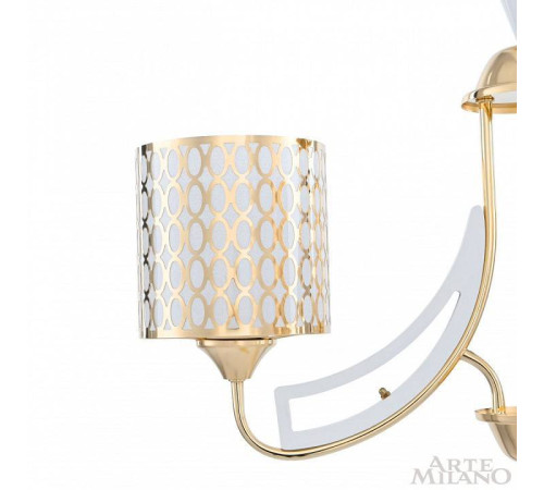Подвесная люстра Arte Milano Florentia-3387 303387/3 Wh/Gd