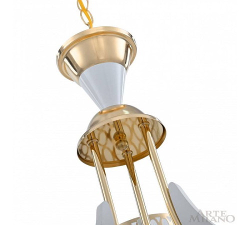 Подвесная люстра Arte Milano Florentia-3387 303387/3 Wh/Gd