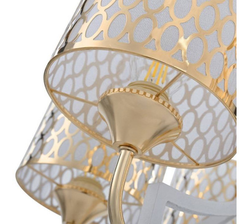 Подвесная люстра Arte Milano Florentia-3387 303387/5 Wh/Gd