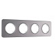 Рамка на 4 поста Arte Milano am-502.07 502.07-4.grey
