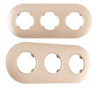 Рамка на 3 поста Arte Milano am-502.08 502.08-3.shampan