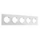Рамка на 5 постов Arte Milano am-502.13 502.13-5.silver