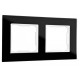 Рамка на 2 поста Arte Milano am-503.02 503.02-2.black
