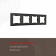 Рамка на 4 поста Arte Milano am-503.03 503.03-4.black