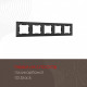 Рамка на 5 постов Arte Milano am-503.03 503.03-5.black