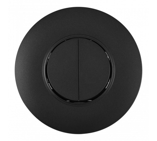 Выключатель двухклавишный Arte Milano SET08-1 SET08-1-30-2 black
