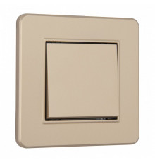 Выключатель одноклавишный Arte Milano SET16-1 SET16-1-30-1 shampan