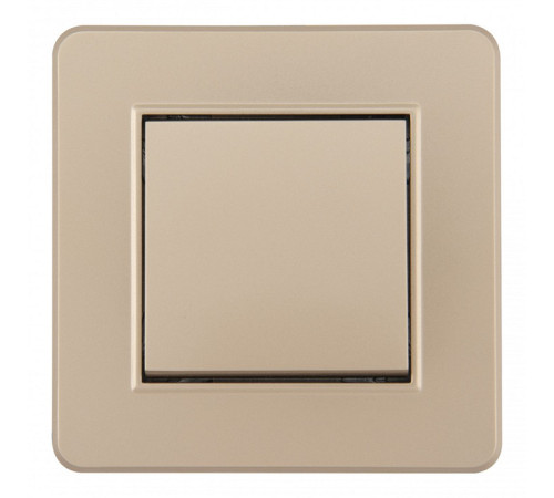 Выключатель одноклавишный Arte Milano SET16-1 SET16-1-30-1 shampan