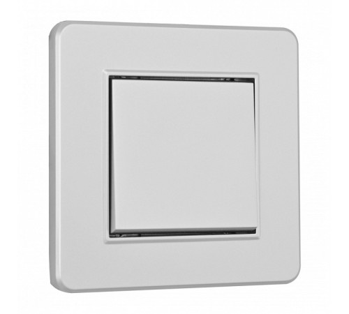 Выключатель одноклавишный Arte Milano SET16-1 SET16-1-30-1 silver