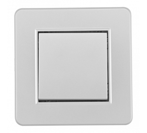 Выключатель одноклавишный Arte Milano SET16-1 SET16-1-30-1 silver
