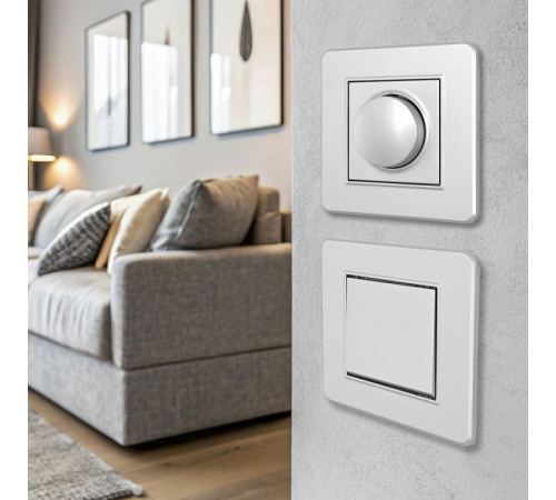 Выключатель одноклавишный Arte Milano SET16-1 SET16-1-30-1 silver